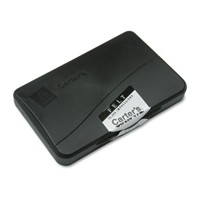 Pre-inked Felt Stamp Pad, 4.25 X 2.75, Black Pre-inked Felt Stamp Pad, 4.25 X 2.75, Black