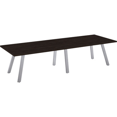 Special-T 42x120 AIM XL Conference Table - Laminated Top - 10 ft Table Top Width x 42" Table Top Depth - 29" Height - Assembly Required - Ebony Recon - 1 Each