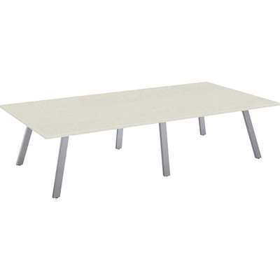 Special-T 60x120 AIM XL Conference Table - Laminated Top - 10 ft Table Top Width x 60" Table Top Depth - 29" Height - Assembly Required - Crisp Linen - 1 Each