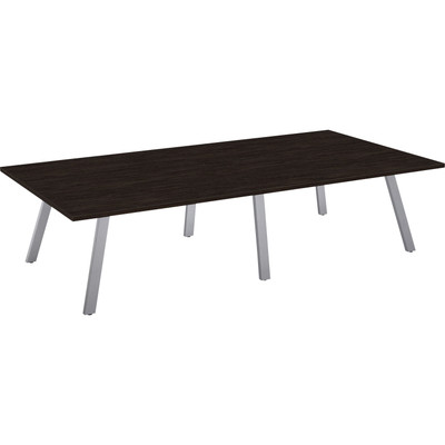 Special-T 60x120 AIM XL Conference Table - Laminated Top - 10 ft Table Top Width x 60" Table Top Depth - 29" Height - Assembly Required - Ebony Recon - 1 Each