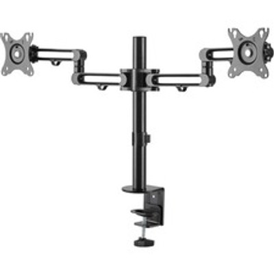 StarTech.com Desk Mount for Monitor - Black - 2 Display(s) Supported - 32" Screen Support - 35.27 lb Load Capacity - 75 x 75, 100 x 100 - Aluminum - 1 Each