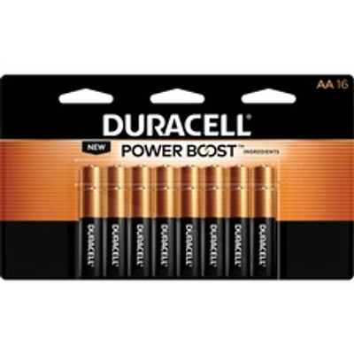 Duracell Coppertop Alkaline AA Battery 16-Packs - For Multipurpose - AA - 1.5 V DC - 16/Pack - 12 / Carton