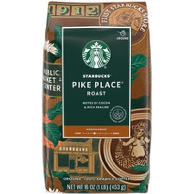 Starbucks Pike Place Coffee - Medium - 16 oz - Pike Place - 1 Each