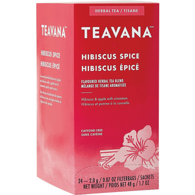 Teavana Hibiscus Spice Herbal Tea Bag - Herbal Tea - 1.7 oz - 24 / Box
