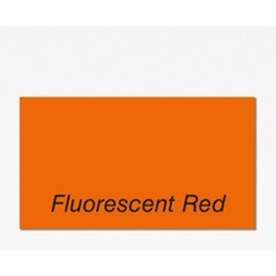 Monarch 1131 Fastening Gun Labels - - HeightPermanent Adhesive - Fluorescent Red - 2500 / Roll - 20000 Total Label(s) - 8 / Pack