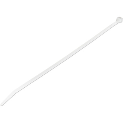 StarTech.com 100 Pack 10" Cable Ties - White Extra Large Nylon/Plastic Zip Tie - Cable Tie - White - 9.80" Length - Nylon 66 - 100 / Pack - TAA Compliant