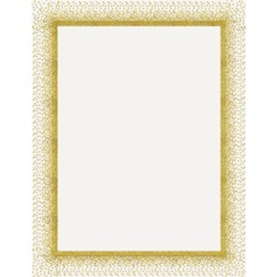 Geographics Confetti Gold Design Poster Board - Fun and Learning, Project, Sign, Display, Art - 28" Height x 22" Width - Yellow - 25 / Carton