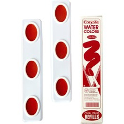 Crayola Watercolor Paint Refill - Orange - Washable - 6 / Box