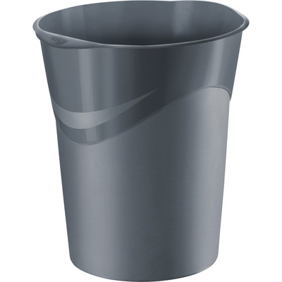 CEP CepPro Waste Bin - 3.70 gal Capacity - Cone - Ergonomic Handle - 13.1" Height x 12" Width - Gray - 1 Each