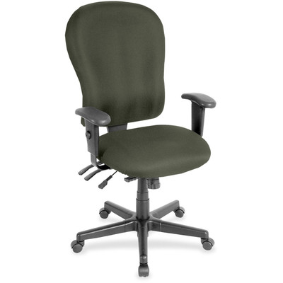Eurotech 4x4 XL FM4080 High Back - Olive Green Seat Color - Fabric Seat Material - Olive Green Back Color - Fabric Back Material - 5-star Base - Perfection Olive Green - 1 Each