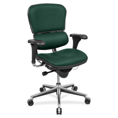 Eurotech Ergohuman Executive Chair - Forest Seat Color - Insight Fabric Seat Material - Forest Back Color - Insight Fabric Back Material - 5-star Base - Insight Forest - 1 Each