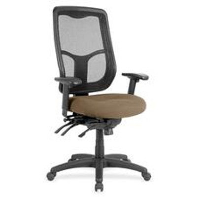 Eurotech Apollo High Back Multi-funtion Task Chair - Toast Seat Color - Fabric Seat Material - 5-star Base - 1 Each
