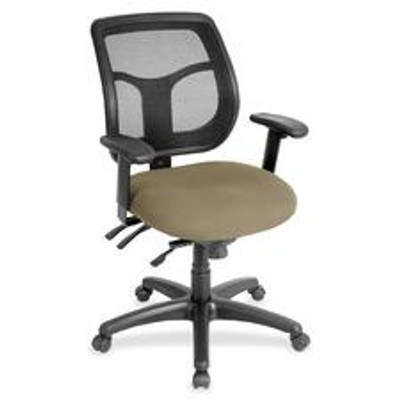 Eurotech Apollo MFT9450 Task Chair - Latte Seat Color - Fabric Seat Material - 5-star Base - Expo Latte - 1 Each