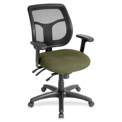 Eurotech Apollo Task Chair - Leaf Seat Color - Fabric Seat Material - 5-star Base - Expo Leaf - 1 Each