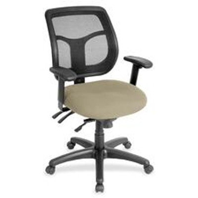Eurotech Apollo Task Chair - Pumice Seat Color - Fabric Seat Material - 5-star Base - Forte Pumice - 1 Each