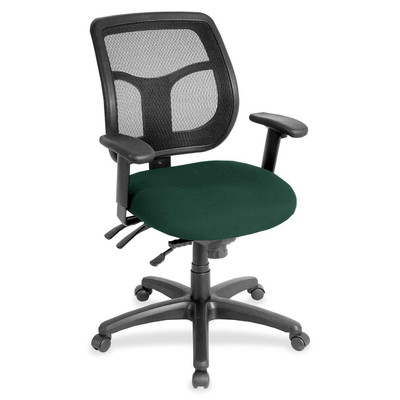 Eurotech Apollo Task Chair - Forest Seat Color - Fabric Seat Material - 5-star Base - Insight Forest - 1 Each