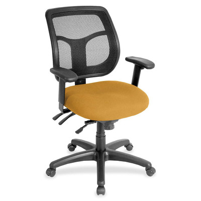 Eurotech Apollo Task Chair - Butterscotch Seat Color - Fabric Seat Material - 5-star Base - 1 Each