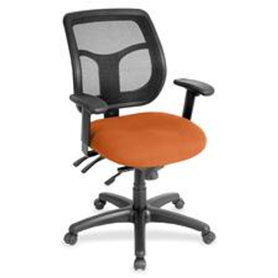 Eurotech Apollo MFT9450 Task Chair - Mango Seat Color - Fabric Seat Material - 5-star Base - 1 Each