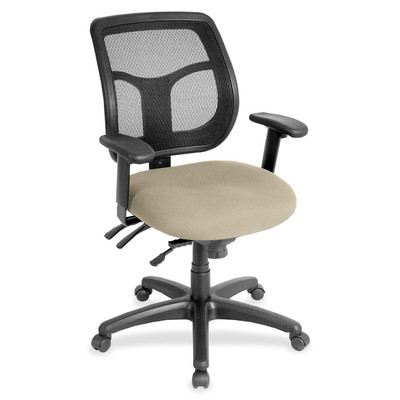 Eurotech Apollo MFT9450 Task Chair - Travertine Seat Color - Fabric Seat Material - 5-star Base - Shire Travertine - 1 Each
