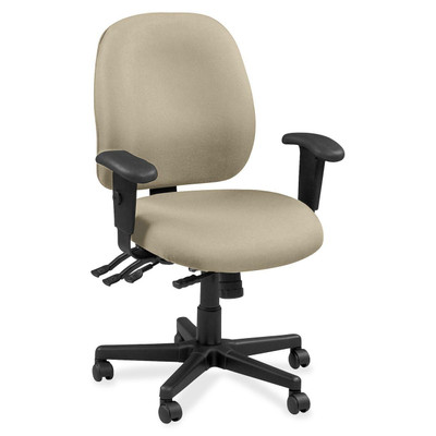 Eurotech 4x4 49802A Task Chair - Travertine Seat Color - Fabric Seat Material - Travertine Back Color - Fabric Back Material - 5-star Base - Shire Travertine - 1 Each