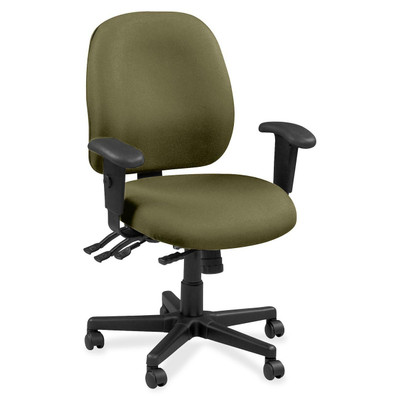 Eurotech 4x4 49802A Task Chair - Vine Seat Color - Leather Seat Material - Vine Back Color - Leather Back Material - 5-star Base - 1 Each