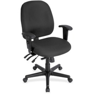 Eurotech 4x4 498SL Task Chair - Fog Seat Color - Fabric Seat Material - Fog Back Color - Fabric Back Material - 5-star Base - 1 Each