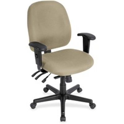 Eurotech Executive Multifunction Task Chair - Pumice Seat Color - Pumice Back Color - 5-star Base - Forte Pumice - 1 Each