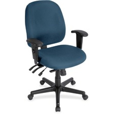 Eurotech 4x4 498SL Task Chair - Graphite Seat Color - Fabric Seat Material - Graphite Back Color - Fabric Back Material - 5-star Base - 1 Each
