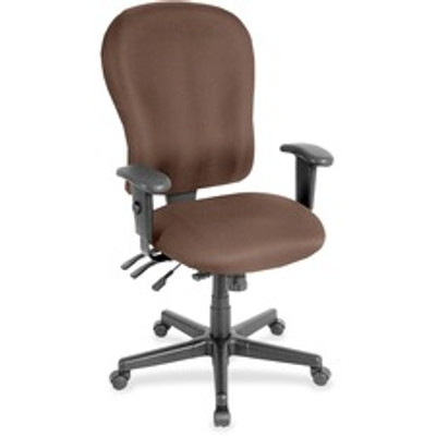 Eurotech 4x4 XL FM4080 High Back Executive Chair - Plum Seat Color - Fabric Seat Material - Plum Back Color - Fabric Back Material - 5-star Base - 1 Each