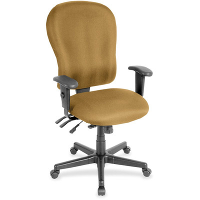 Eurotech 4x4 XL FM4080 High Back Executive Chair - Nugget Seat Color - Fabric Seat Material - Nugget Back Color - Fabric Back Material - 5-star Base - Canyon Nugget - 1 Each