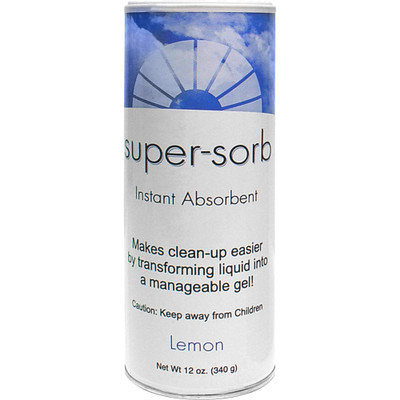 Medline Super-sorb Instant Clean-up Absorber - 1 Each - White, Blue