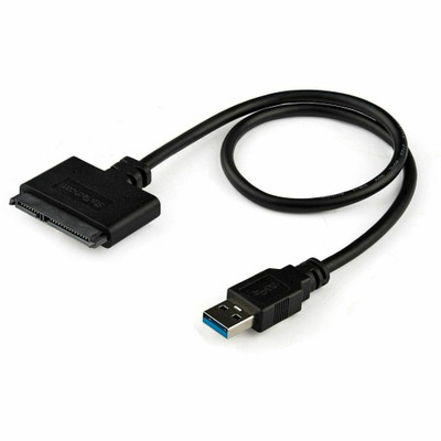 StarTech.com SATA/USB Data Transfer/Power Cable - 1 x 15-pin SATA 3.0/Power - Male - 1 x 9-pin USB 3.2 (Gen 1) Type A - Male - Black - 1 Each