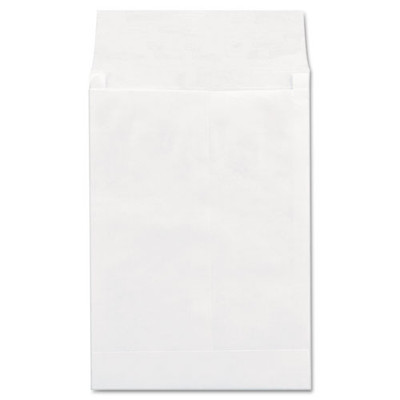 Deluxe Tyvek Expansion Envelopes, End Load (vertical), #13 1/2, Square Flap, Self-adhesive, 10 X 13, 1.5" Exp., White, 100/bx