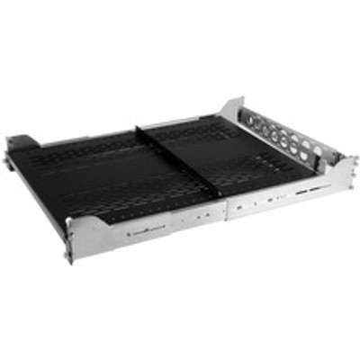 StarTech.com Rack Shelf - For Server - 2U Rack Height x 19" Rack Width x 31.60" Rack Depth - Rack-mountable - 4 Post - Black - Cold-rolled Steel (CRS) - 110 lb Maximum Weight Capacity - TAA Compliant