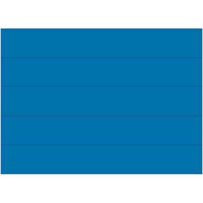 MasterVision 6" Magnetic Dry Erase Strips - 0.88" Length x 6" Width - Blue - For Board, Color Coding - 25 / Pack