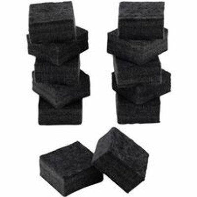 Charles Leonard Multi-purpose Eraser - 2" Width x 2" Length - Used as Mark Remover - Charcoal Gray - Felt - 12 / Pack