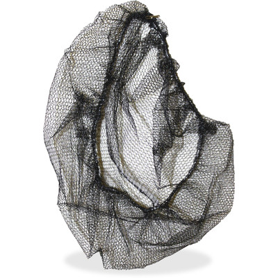 Genuine Joe Black Nylon Hair Net - Recommended for: Food Handling, Food Processing - Large - 21" Stretched Diameter - Contaminant Protection - Nylon - Black - Comfortable, Lightweight, Durable, Tear Resistant - 100 / Pack