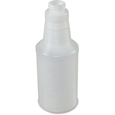 Genuine Joe Plastic Bottle with Graduations - Suitable For Cleaning - Graduated - Translucent - 24 / Carton