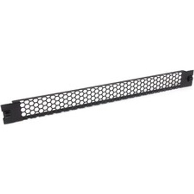 StarTech.com Vented Blank Panel for Server Racks - 1U - Steel, Plastic - Black - 1U Rack Height - 1 Each - 0.9" Height x 1.7" Width x 19" Depth - TAA Compliant