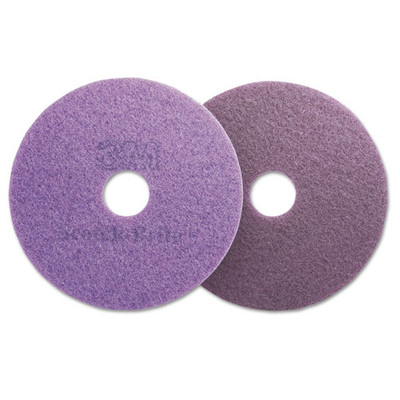 Diamond Floor Pads, 20" Diameter, Purple, 5/carton Diamond Floor Pads, 20" Diameter, Purple, 5/carton