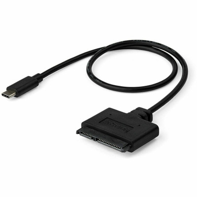 StarTech.com USB 3.1 (10Gbps) Adapter Cable for 2.5" SATA Drives - USB-C - 1 x 22-pin SATA 3.0 - 1 x 24-pin USB 3.1 Type C - Male - Black - 1 Each