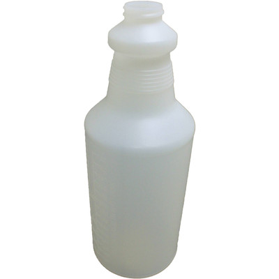 Handi-Hold Plastic Bottle with Graduations - 1 quart - Polyethylene - Natural - 1 Each
