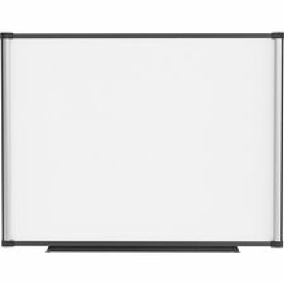 Lorell Magnetic Dry-erase Board - 48" (4 ft) Width x 36" (3 ft) Height - Aluminum Steel Frame - Rectangle - Magnetic - Marker Tray - 1 Each