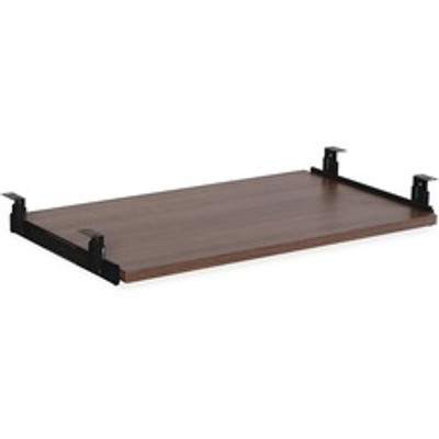 Lorell Universal Keyboard Tray - Walnut - 1 Each