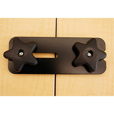 Special-T Quick Align Table Connector - 12" Width x 4" Depth - Black - 1 Each