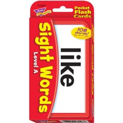 Trend Sight Words Level A Flash Cards - Theme/Subject: Learning - Skill Learning: Reading, Sight Words - 56 Pieces - 4+ - 56 / Box