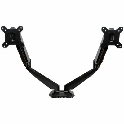 StarTech.com Mounting Arm for Monitor - Black - Height Adjustable - 2 Display(s) Supported - 12" to 32" Screen Support - 33.07 lb Load Capacity - 75 x 75, 100 x 100 - Aluminum - 1 Each