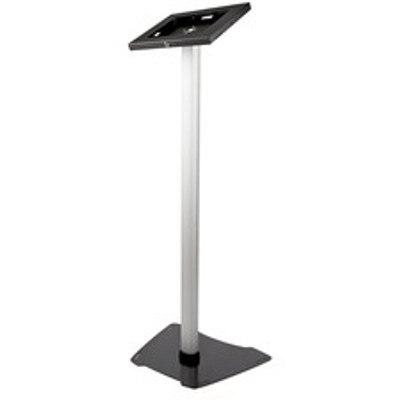 StarTech.com Secure Tablet Floor Stand - Anti-Theft - Up to 9.70" Screen Support - 3.30 lb Load Capacity - 41.70" Height x 16.10" Width - Floor - Plastic, Steel, Aluminum, Metal - Black, Silver - TAA Compliant