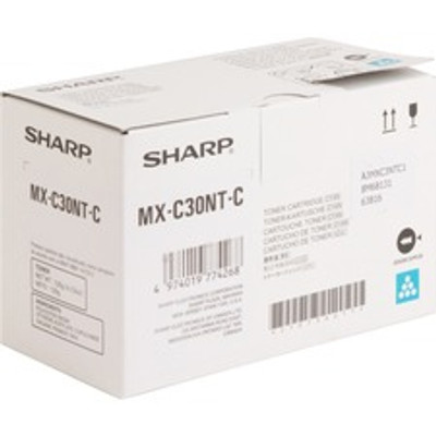 Sharp Original High Yield Laser Toner Cartridge - Cyan - 1 Each - 6000 Pages
