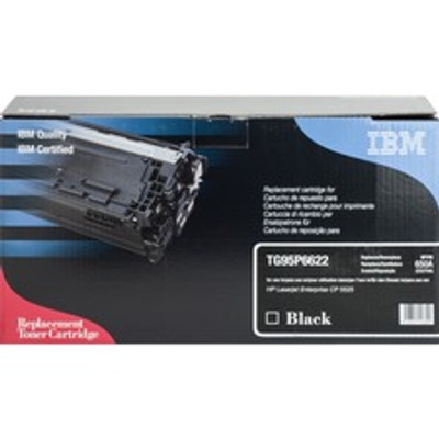IBM Remanufactured Laser Toner Cartridge 650A (CE270A) - Black - 1 Each - 13000 Pages